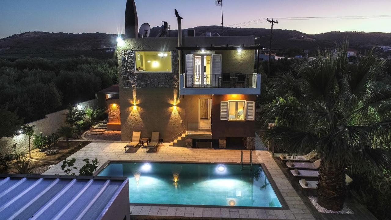 Petronila Luxury Villa Kíssamos Exterior foto