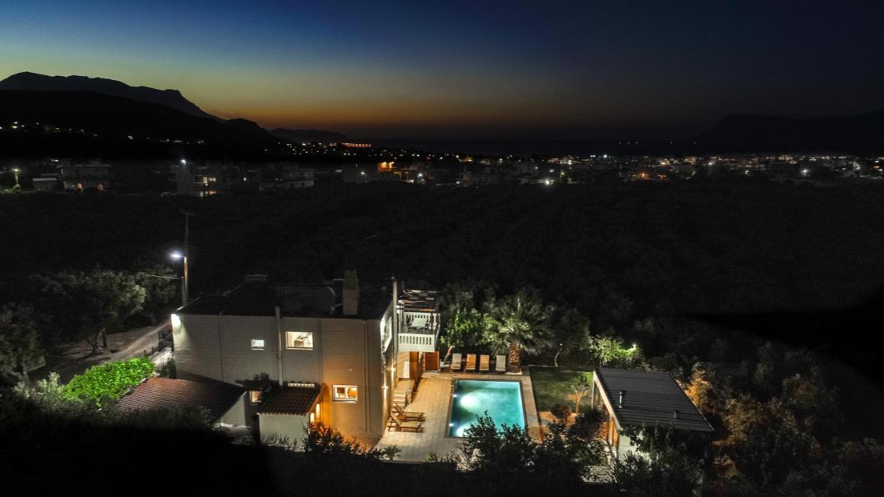 Petronila Luxury Villa Kíssamos Exterior foto